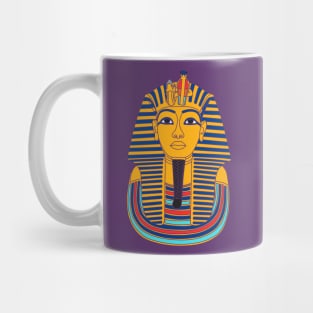 Tutankhamun mask colorful technique Mug